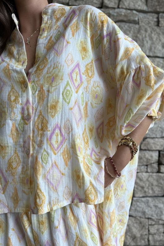 Daughter Of Ibiza Medina Balloon Sleeve Shirt